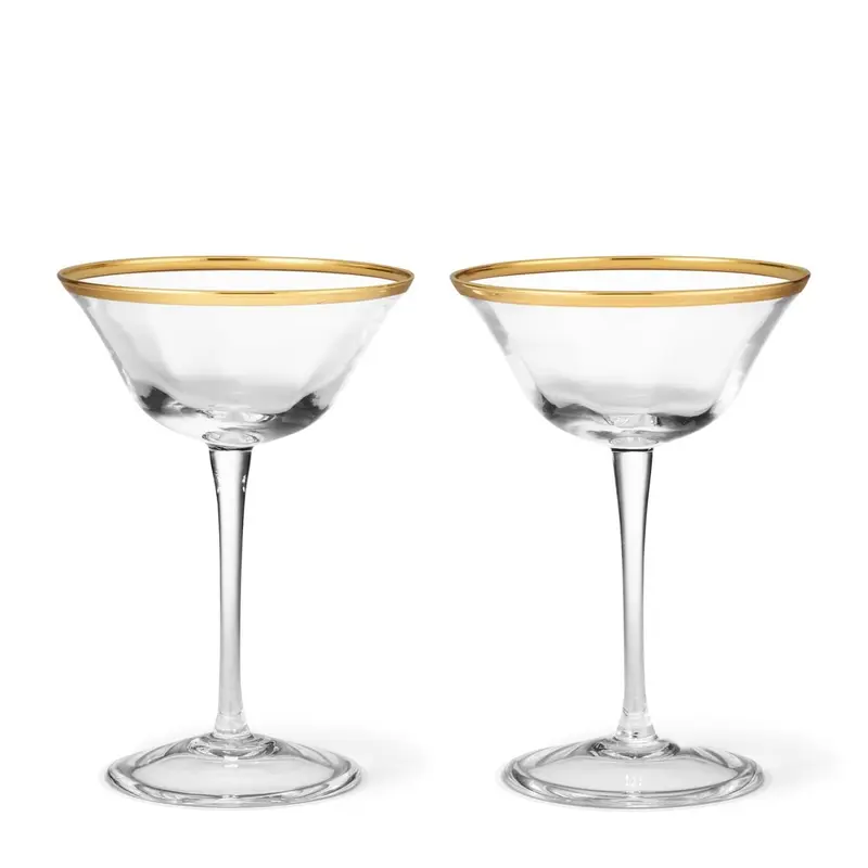 Sophia Crystal Coupes Set of 2 by AERIN