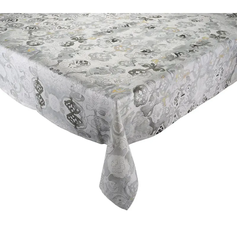 Giverny Tablecloth in Natural & Gray Kim Seybert