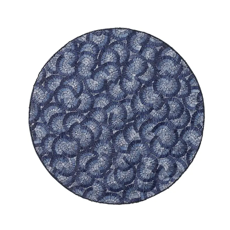 Lune Placemat in Blue, Set of 2 by Kim Seybert