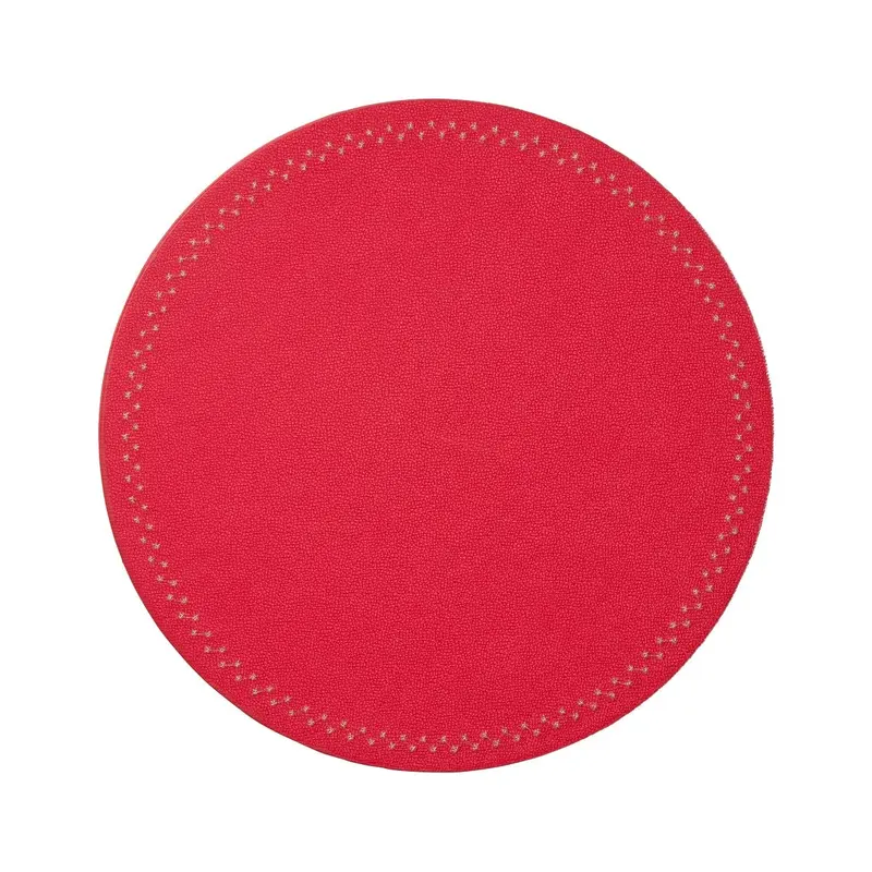 Starry Night Placemat in Red, Set of 4 Kim Seybert