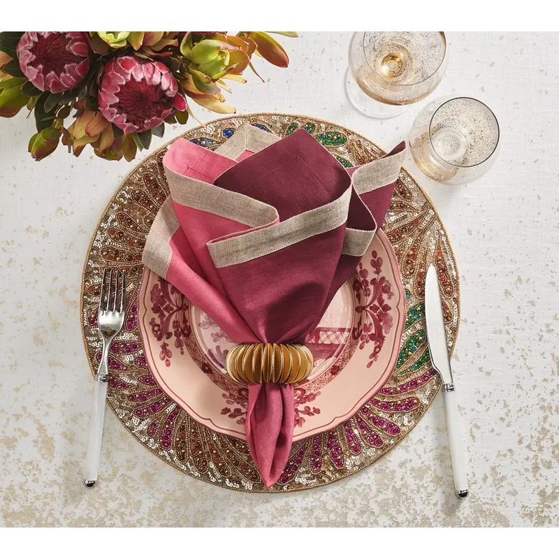 Dip Dye Napkin in Berry & Plum Set of 4 by Kim Seybert