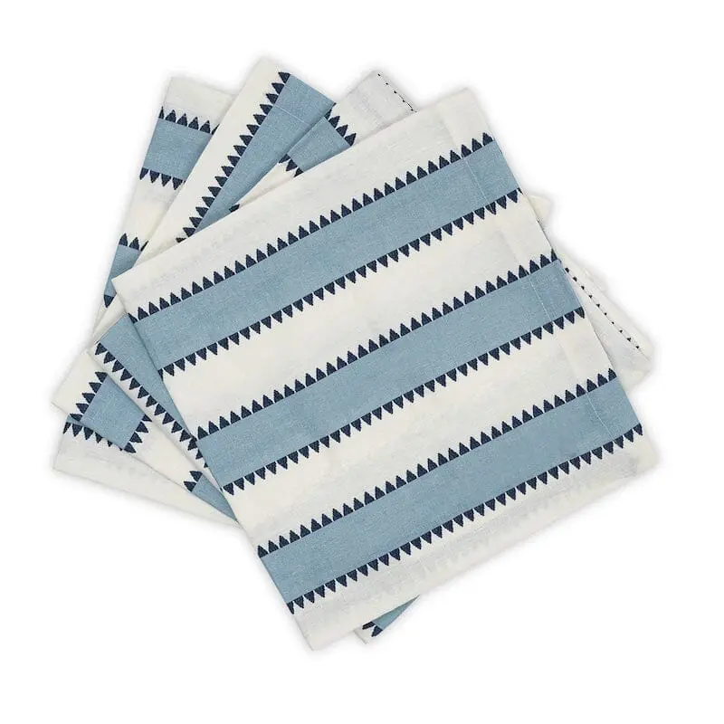 Apollo Stripe Napkins by Matouk Schumacher
