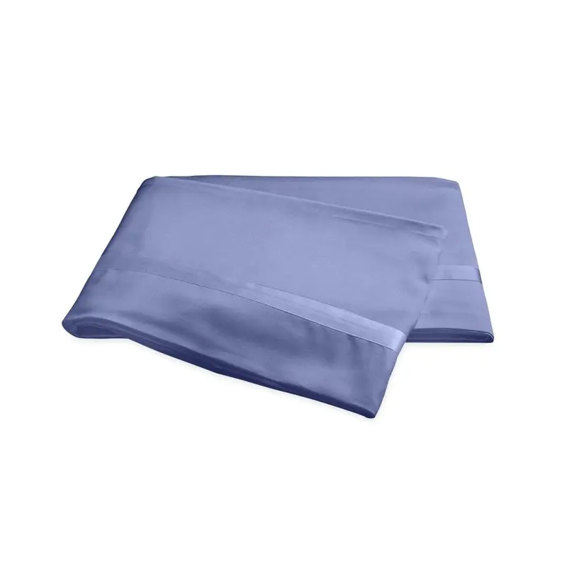 Matouk Nocturne Sateen Bedding in Azure Blue
