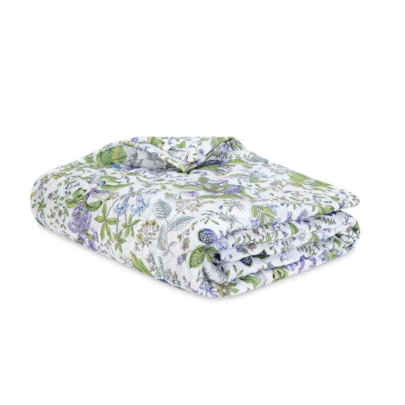 Pomegranate Linen Quilt in Lilac | Matouk Schumacher