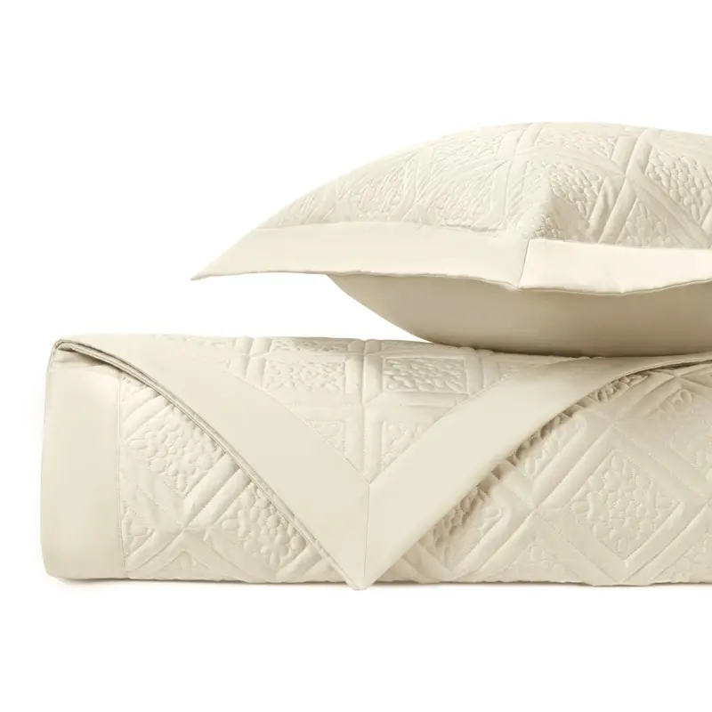 Ziba Quilted Ivory by Home Treasures