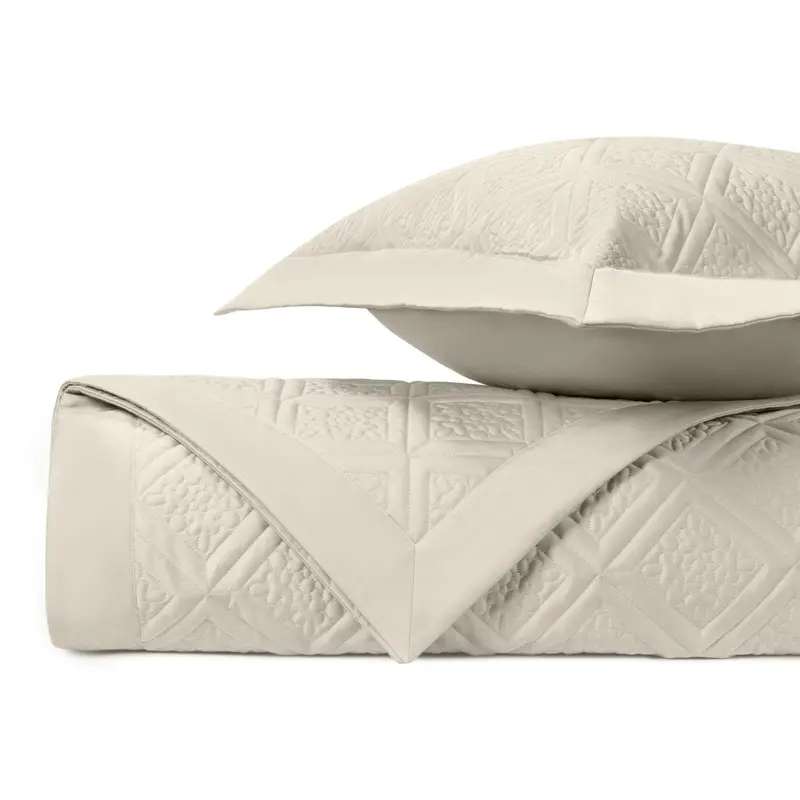 Ziba Quilted Khaki by Home Treasures