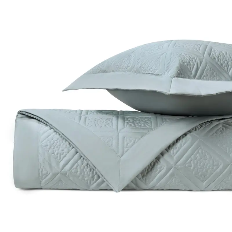 Ziba Quilted Sion Blue by Home Treasures