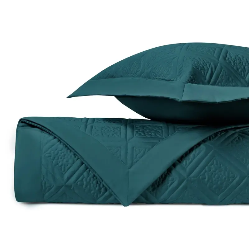 Ziba Quilted Teal by Home Treasures