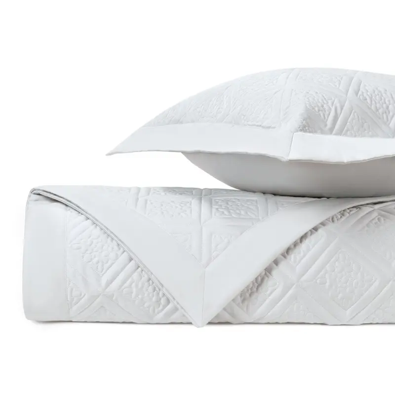 Ziba Quilted White by Home Treasures