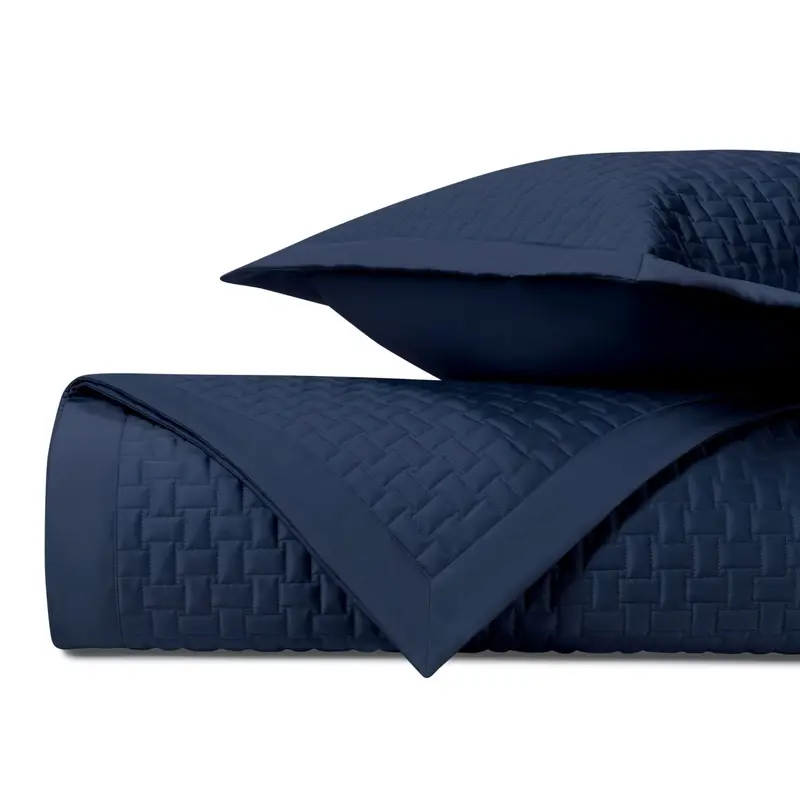 Wicker Quilted Navy Blue by Home Treasures