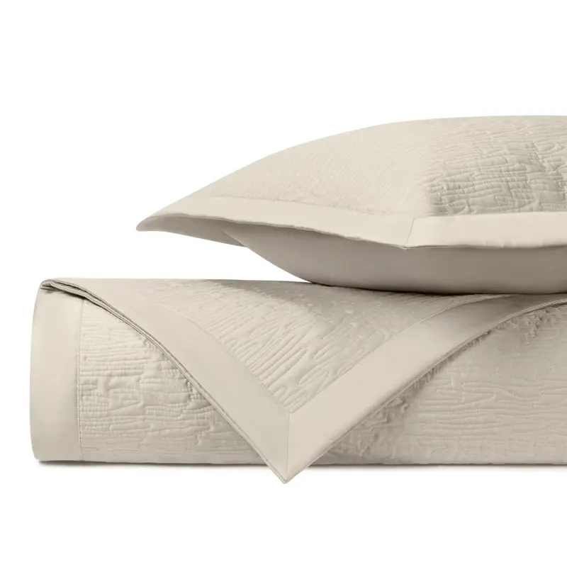 Wave Quilted Khaki by Home Treasures