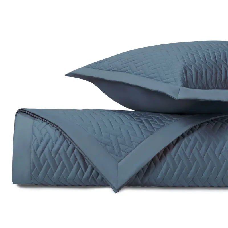 Viscaya Quilted Slate Blue by Home Treasures