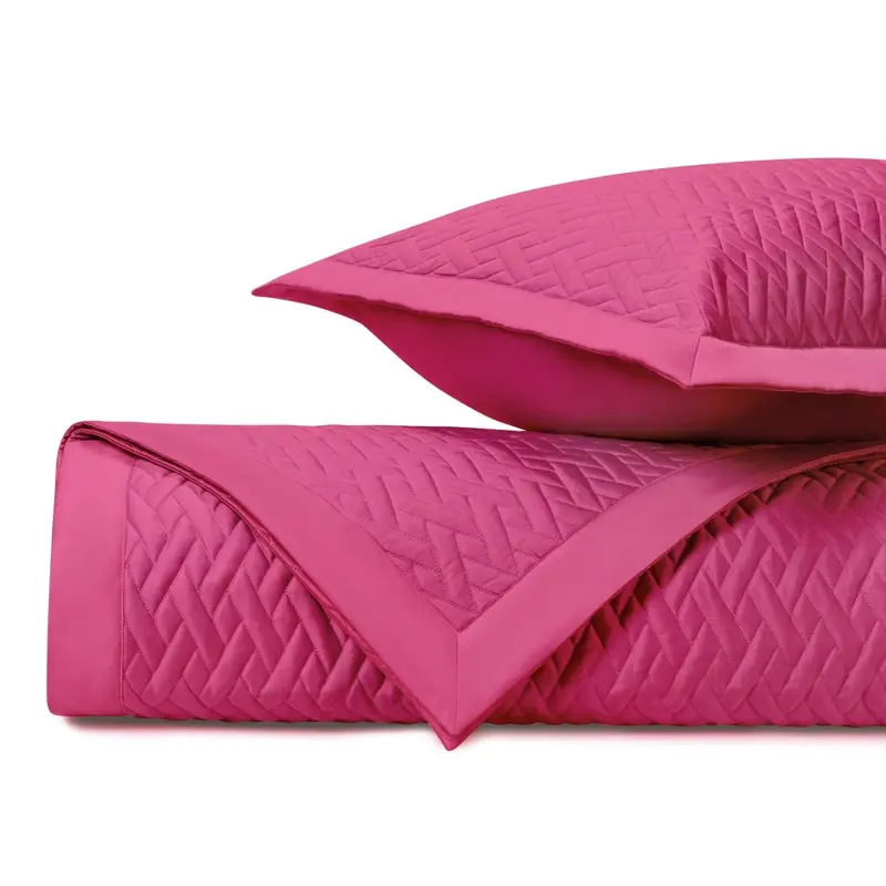 Viscaya Quilted Bright Pink by Home Treasures