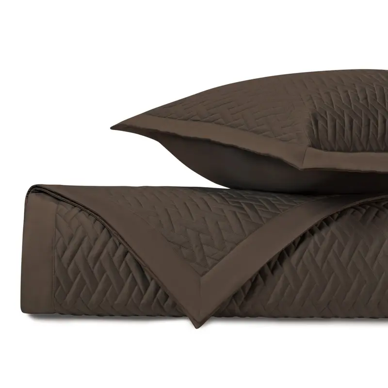 Viscaya Quilted Chocolate by Home Treasures