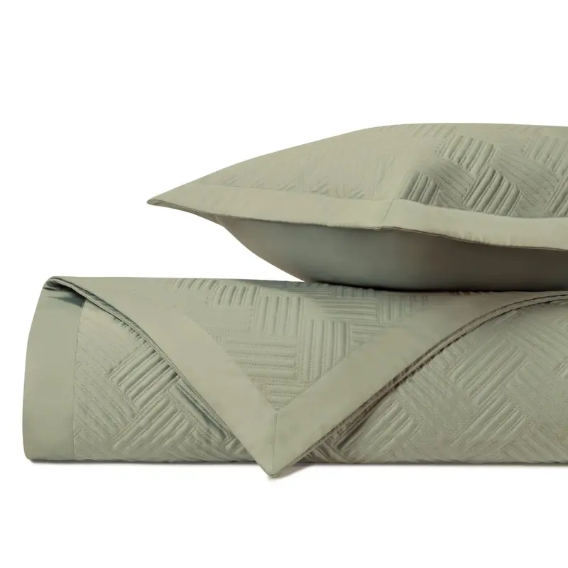 Twilight Quilted Crystal Green by Home Treasures