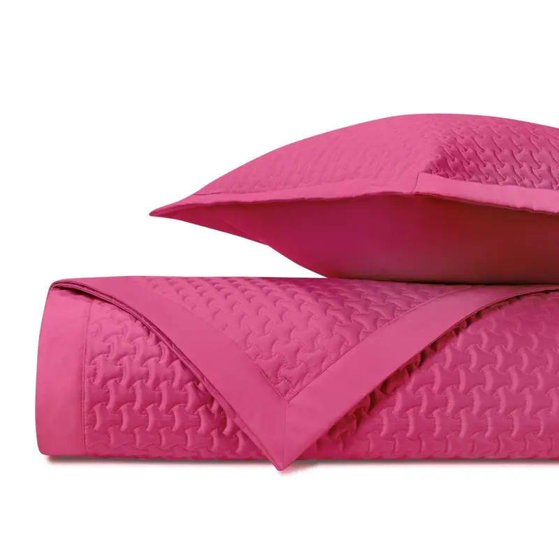 Trinity Quilted Bright Pink by Home Treasures