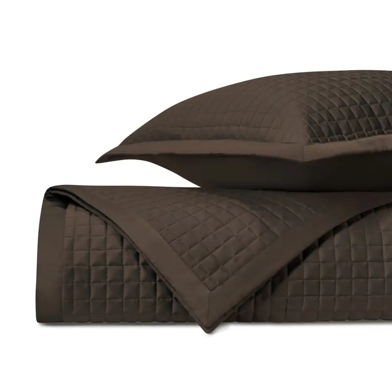 Time Square Quilted Chocolate by Home Treasures