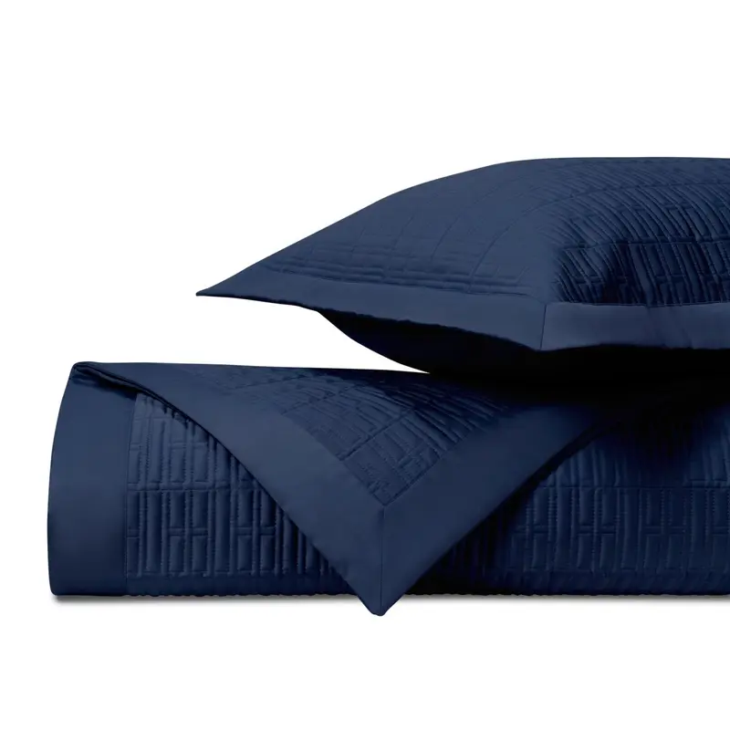 Sydney Quilted Navy Blue by Home Treasures
