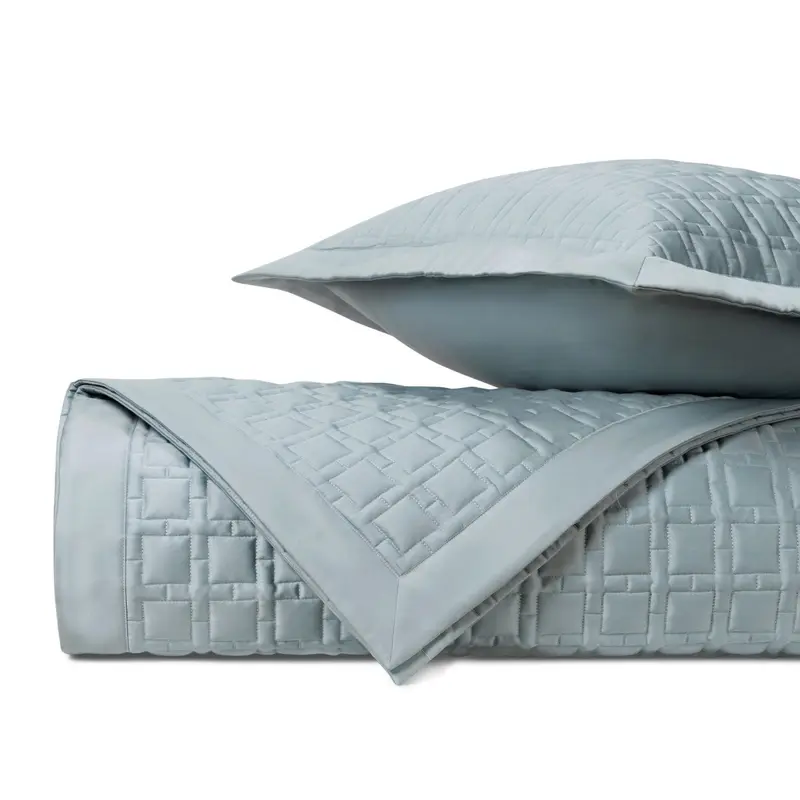 Square Quilted Sion Blue by Home Treasures