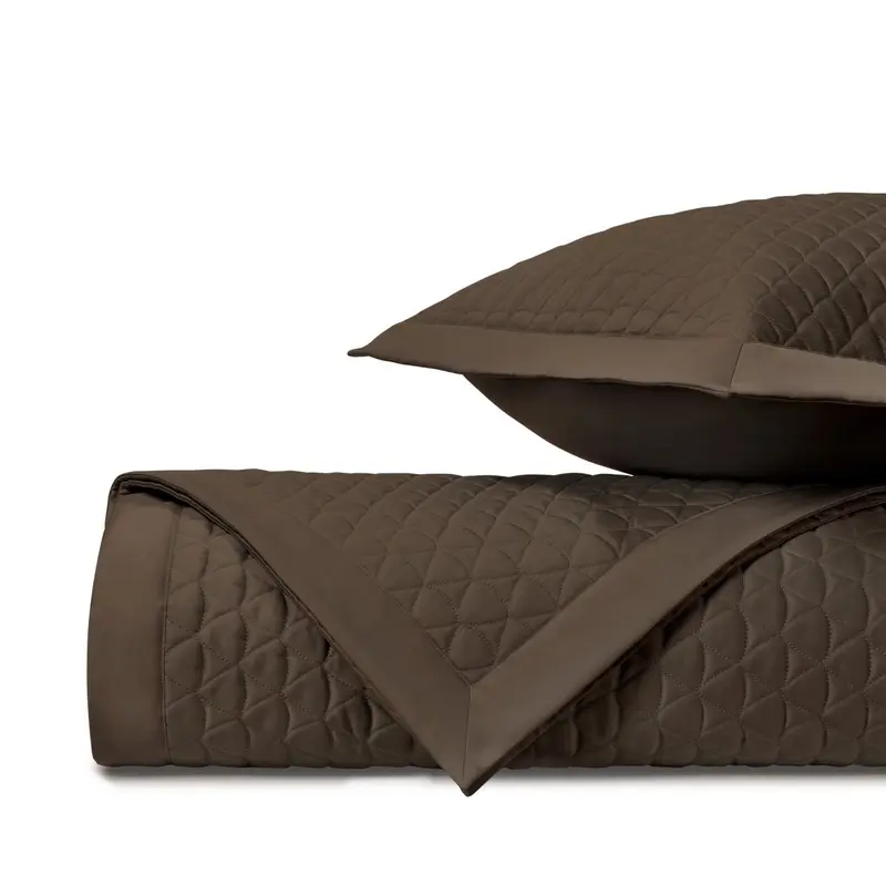 Anastasia Quilted Chocolate by Home Treasures