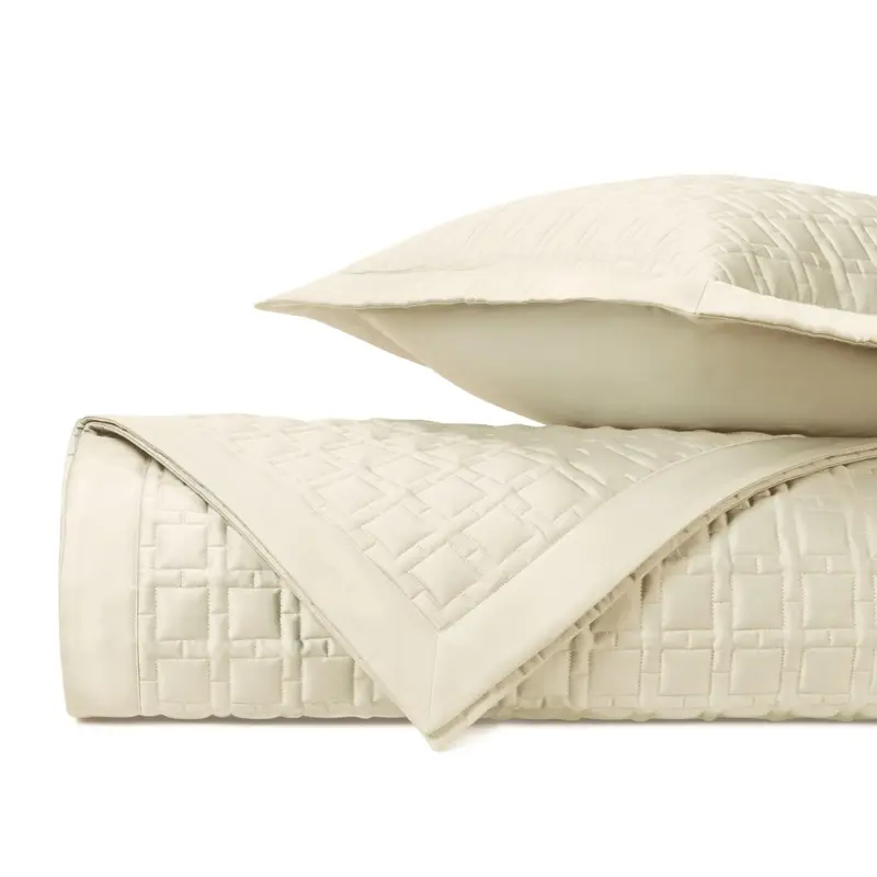 Square Quilted Ivory by Home Treasures