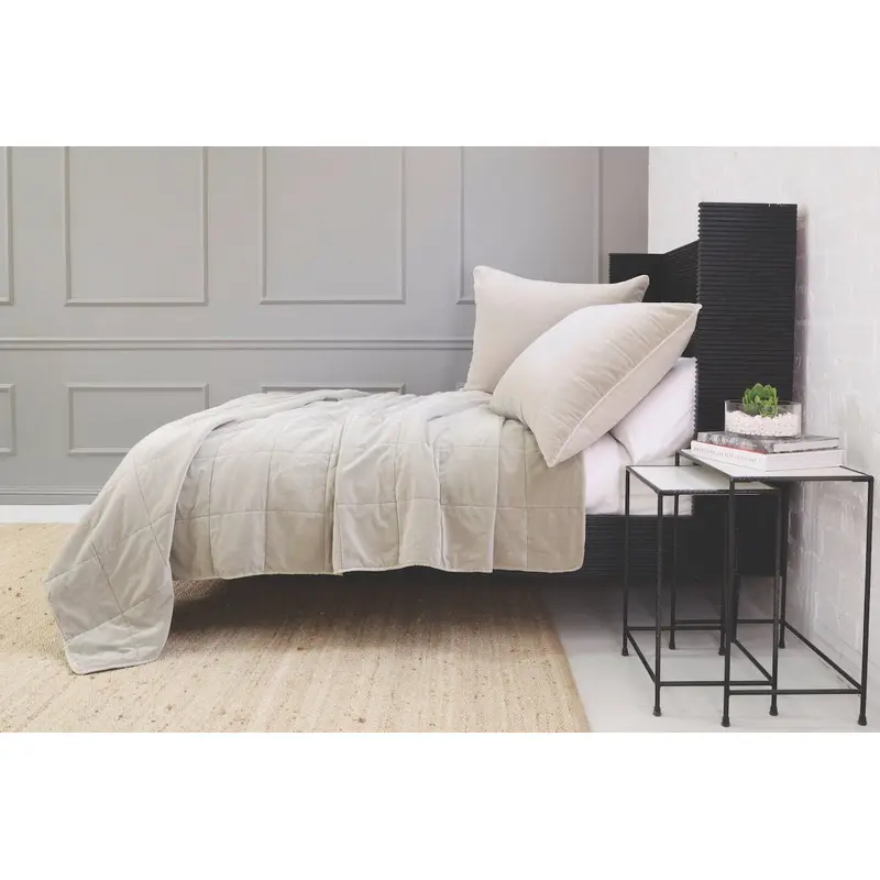 Amsterdam Taupe Coverlets by Pom Pom at Home