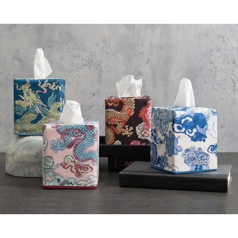Magic Mountain Tissue Box Covers by Matouk Schumacher