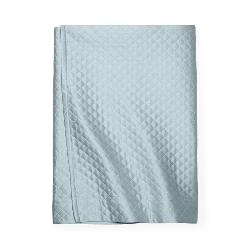 Bari Aquamarine Bed Skirt by Sferra