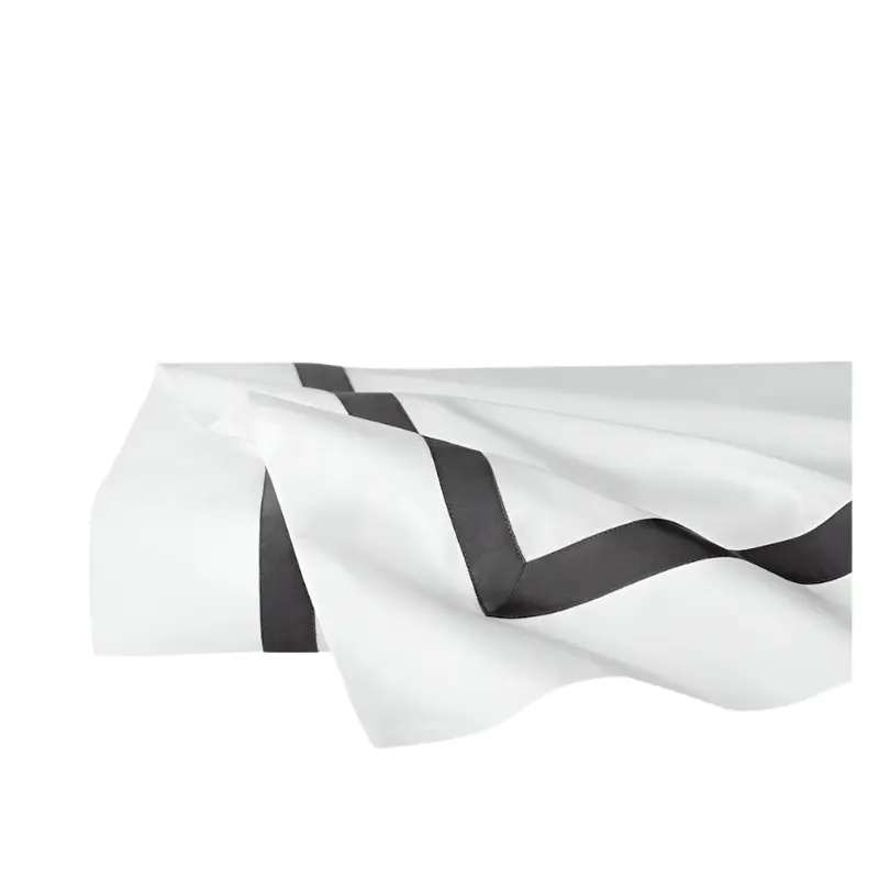 Estate Bedding in White and Charcoal by Sferra