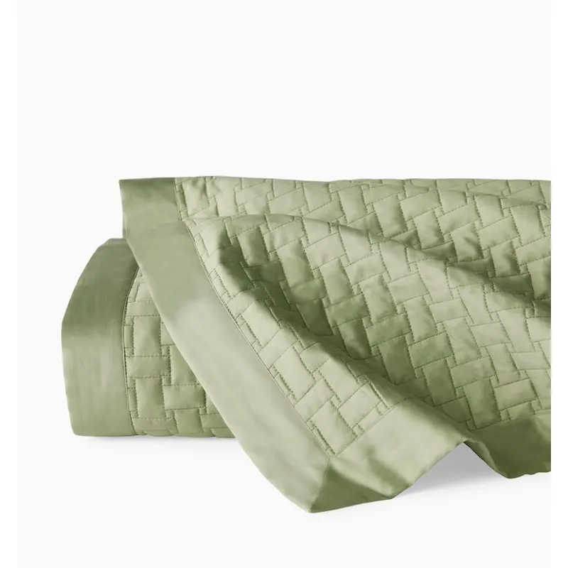 Sampietrini Willow Quilted Coverlets by Sferra