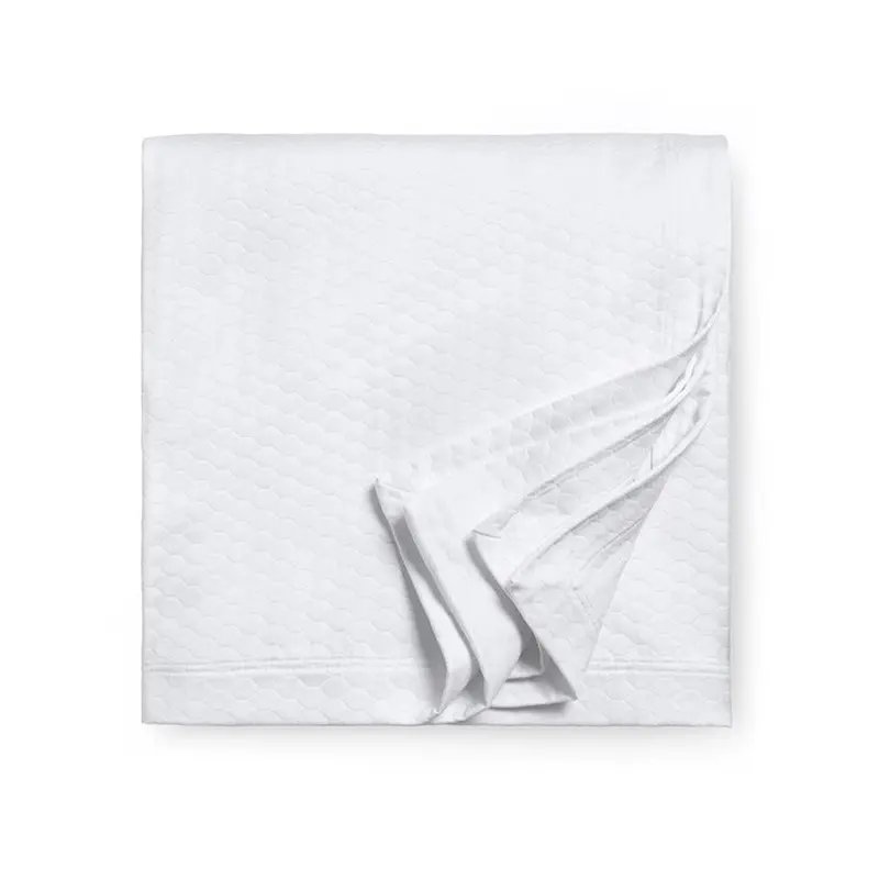 Favo White Coverlets by Sferra