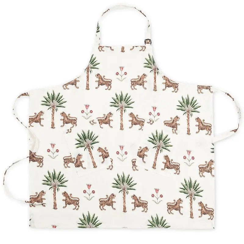 Tiger Palm Tigereye Apron by Matouk Schumacher