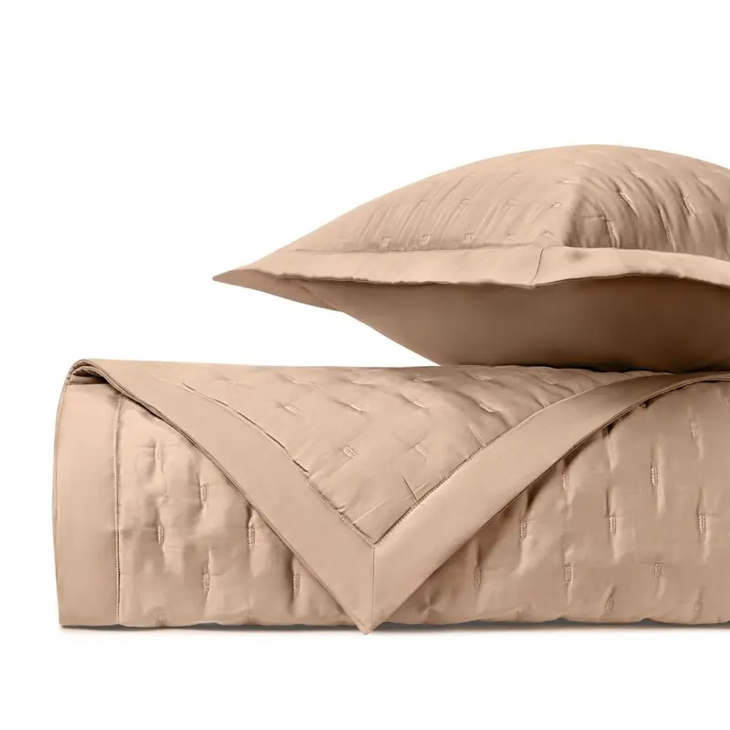 Fil Coupe Quilted Blush by Home Treasures