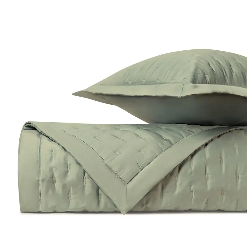 Fil Coupe Quilted Crystal Green by Home Treasures