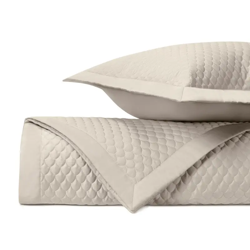 Raindrop Quilted Khaki by Home Treasures