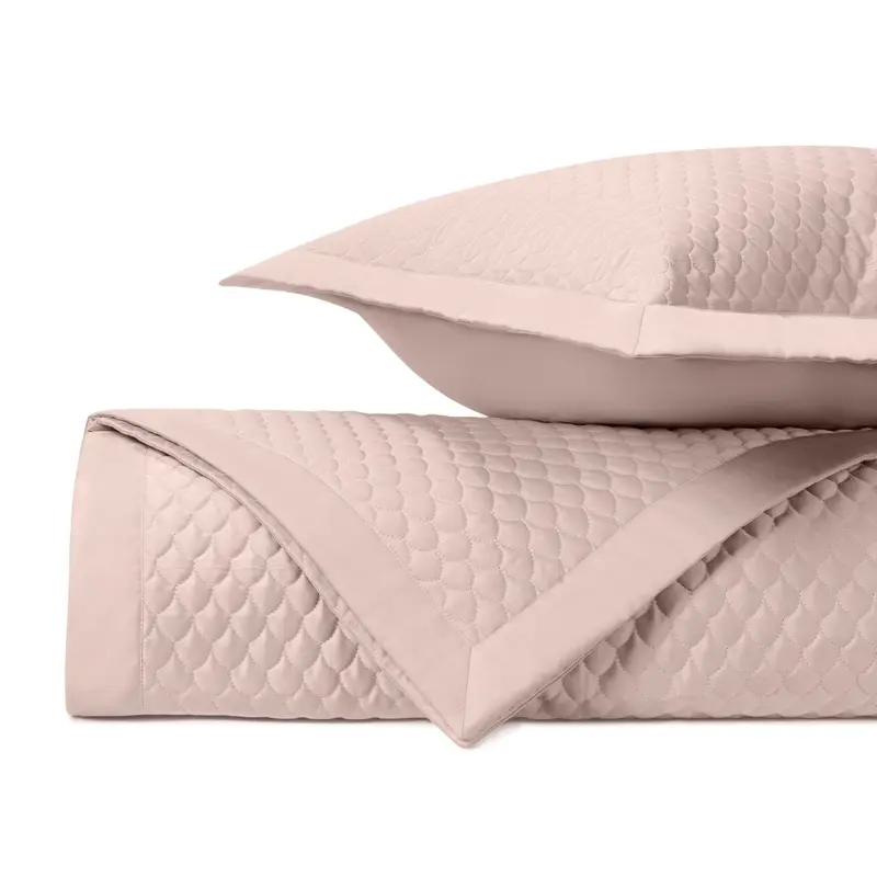 Raindrop Quilted Light Pink by Home Treasures