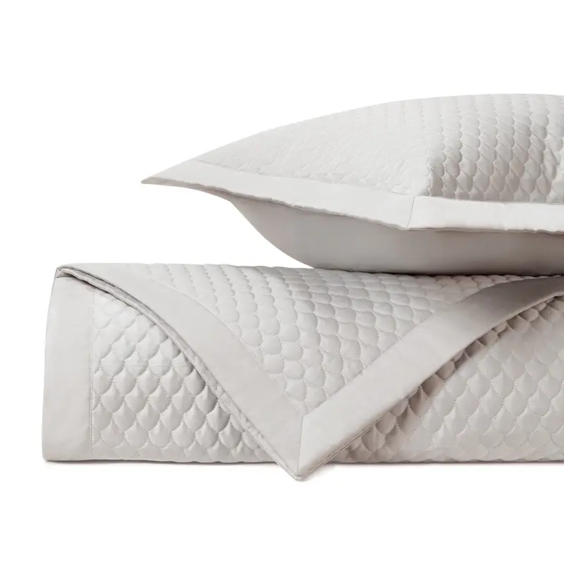 Raindrop Quilted Oyster by Home Treasures