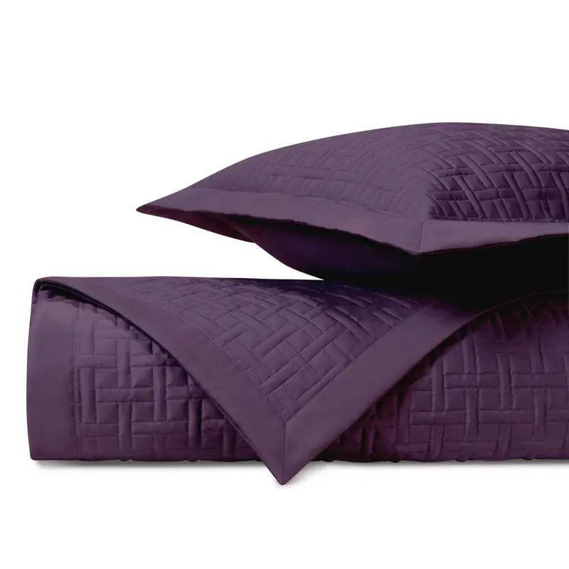 Parquet Quilted Purple by Home Treasures