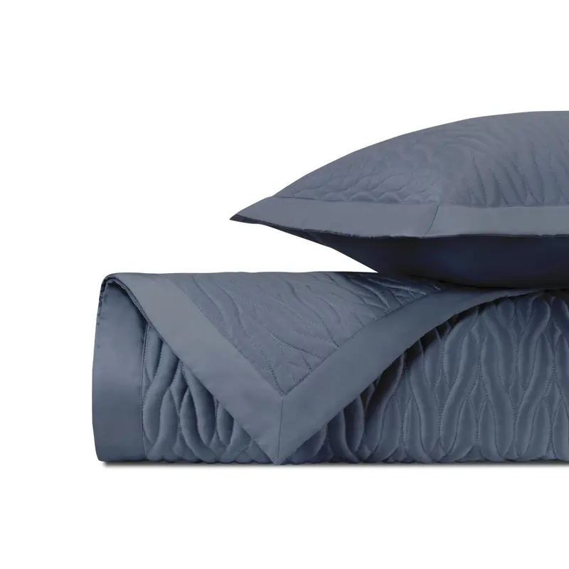 Napa Quilted Stone Blue by Home Treasures