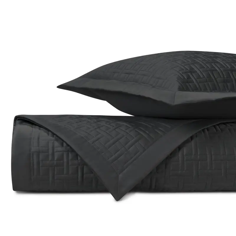 Parquet Quilted Black by Home Treasures