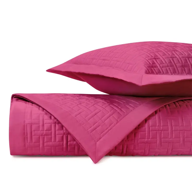 Parquet Quilted Bright Pink by Home Treasures