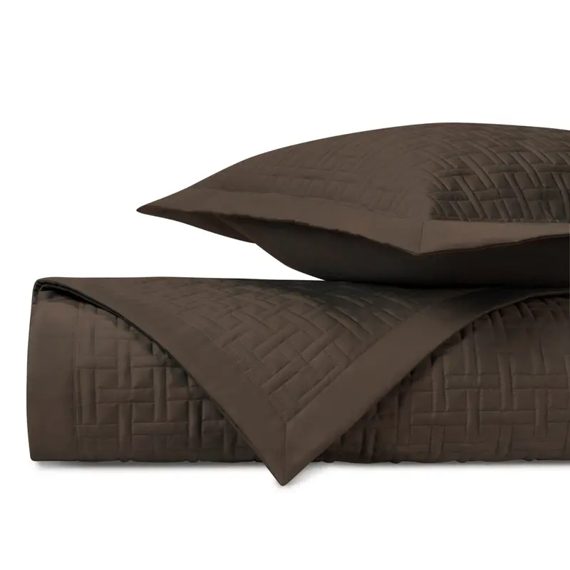 Parquet Quilted Chocolate by Home Treasures