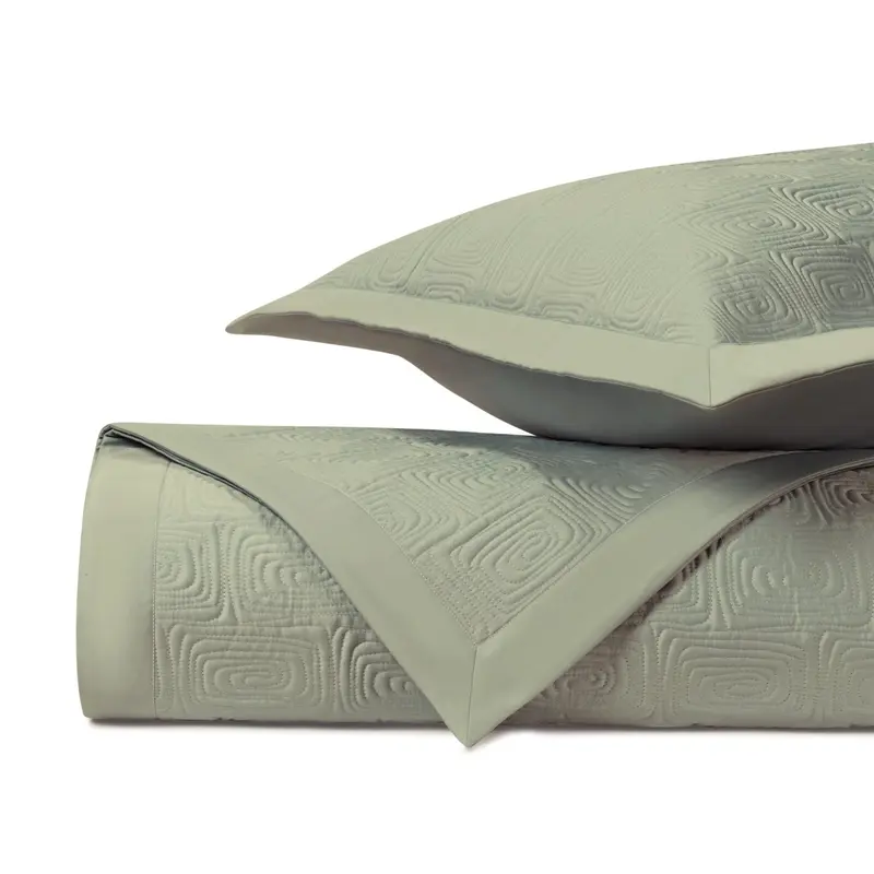 Maze Quilted Crystal Green by Home Treasures