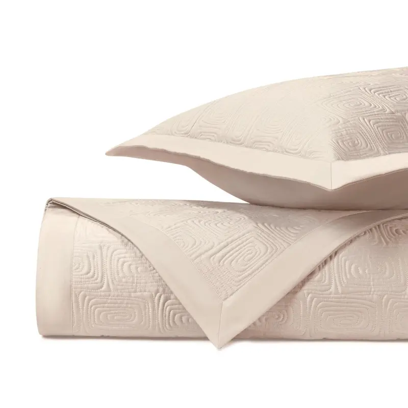 Maze Quilted Ecru by Home Treasures