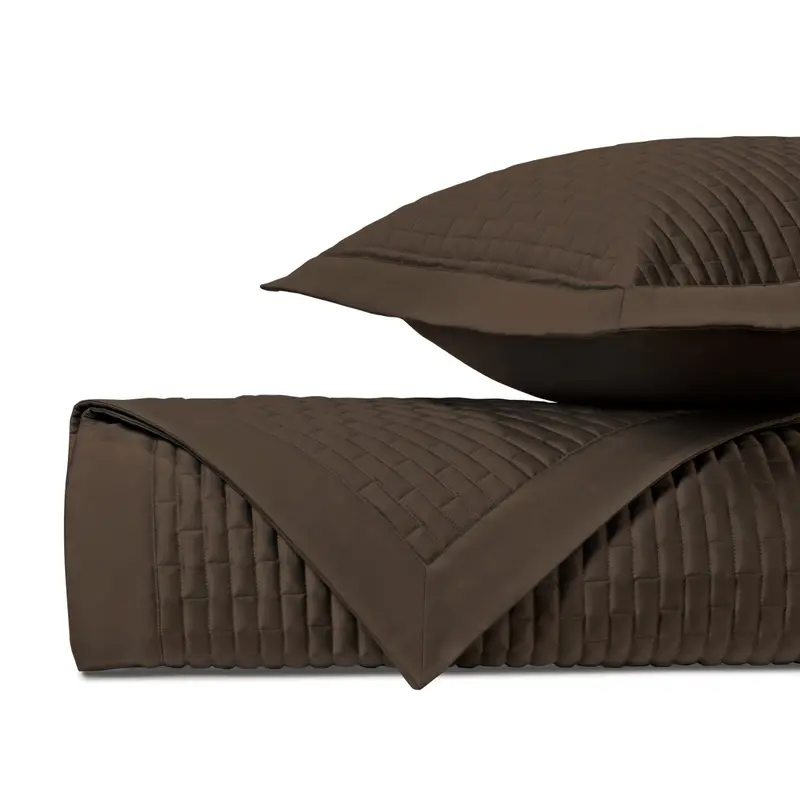 Mason Quilted Chocolate by Home Treasures
