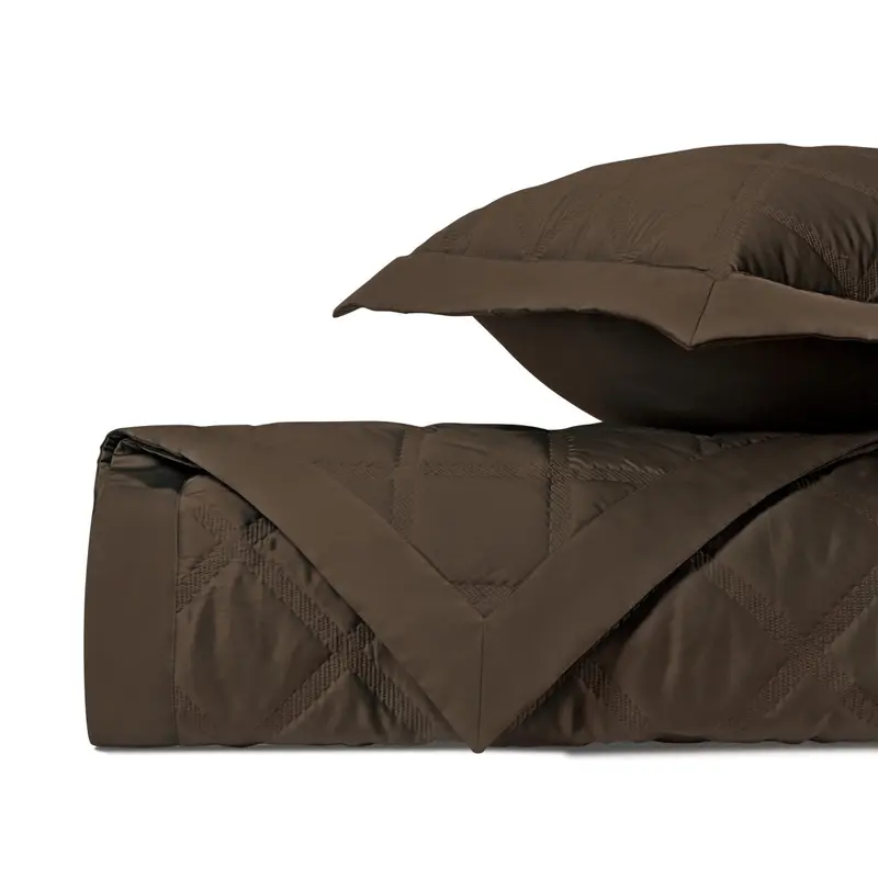 Luciana Quilted Chocolate by Home Treasures