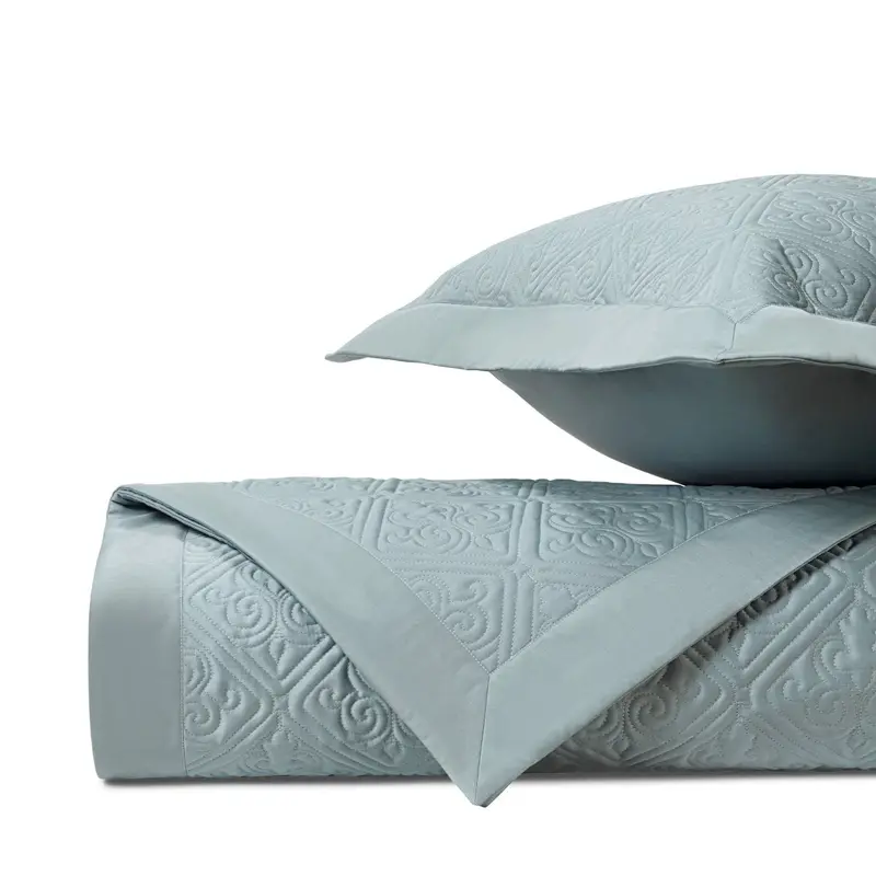 Laurel Quilted Sion Blue by Home Treasures