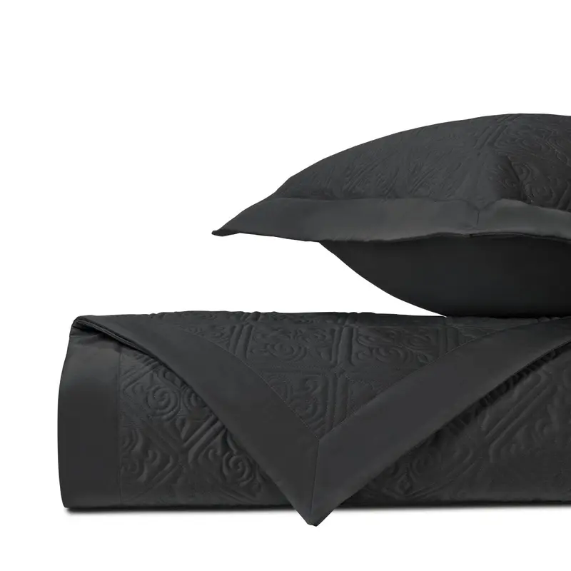 Laurel Quilted Black by Home Treasures