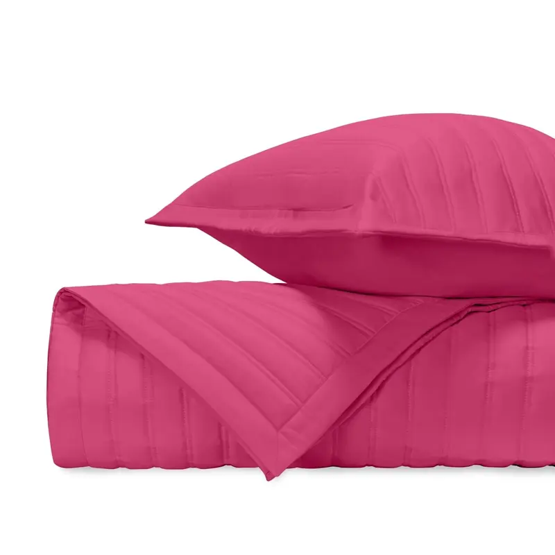 L'Avenue Quilted Bright Pink by Home Treasures