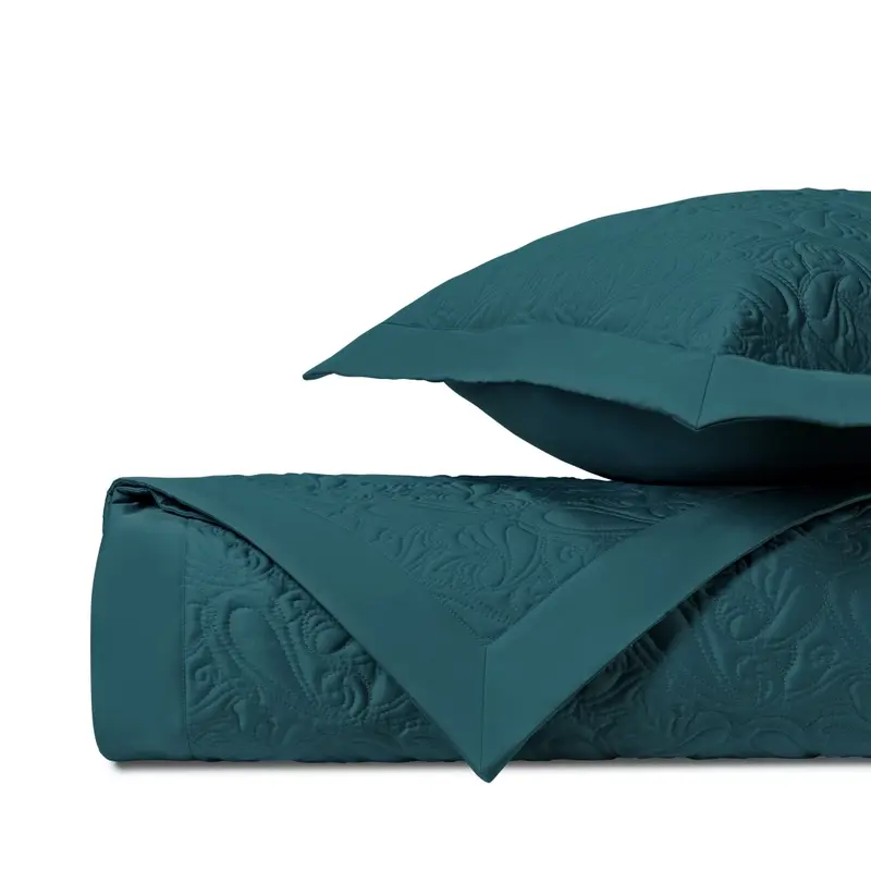 Kashmir Quilted Teal by Home Treasures